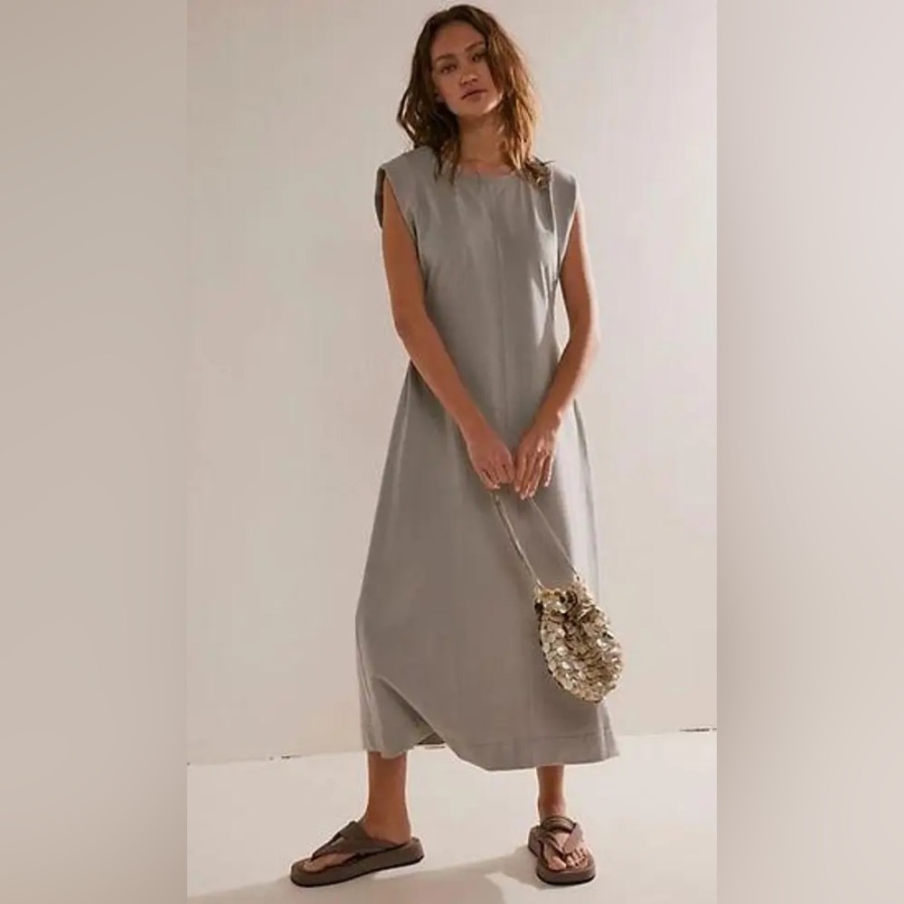 FREE PEOPLE NWT SIMONE MIDI DRESS - Picture 6 of 16